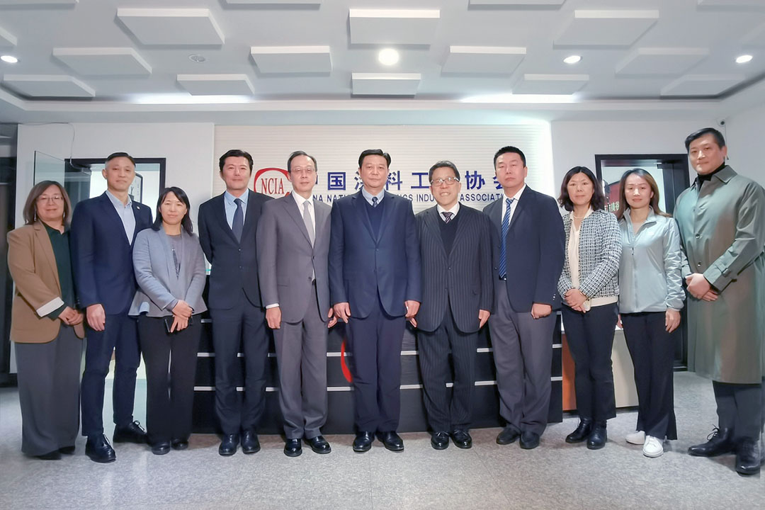 立邦集團(tuán)、東方美谷共同訪問中國涂料工業(yè)協(xié)會